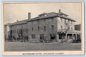 Burlington Colorado Postcard Montezuma Hotel Exterior View c1900 Vintage Antique