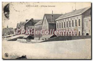 Old Postcard Berck Plage L'Hopital Rothschild