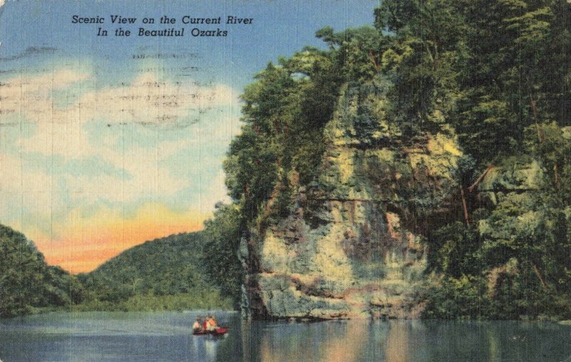 Postcard Current River Ozarks Missouri