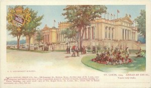 Missouri St Louis Exposition US Government Building Regal Postcard 22-3540