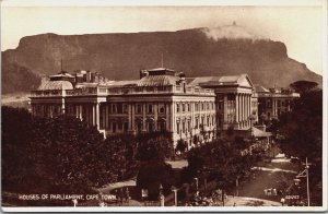 South Africa Houses Of Parliament Cape Town Vintage Postcard C038