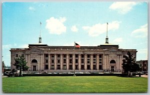 Wilmington Delaware 1960s Postcard New Castle County Public Building
