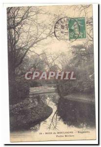 Bois de Boulogne Old Postcard Bagatelle Petite Rivier