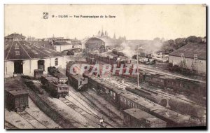 Old Postcard Dijon Panoramic View From The Train Station TOP