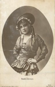 Stars of stage and screens postcard actress Hedda Vernon