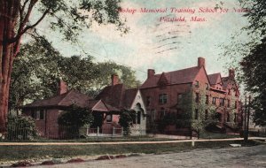 Vintage Postcard 1909 Bishop Memorial Training Nursing School Pittsfield Mass