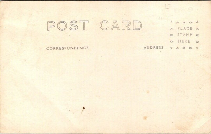 Real Photo Postcard Galante Cantina at Hotel Central possibly in Cuba 