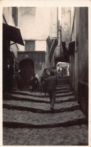 A617 Algeria Algiers Alger 1927 Rue Porte Heuvre Street RPPC postcard