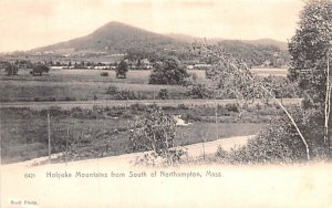 Holyoke Mountains in Northampton, Massachusetts from South.