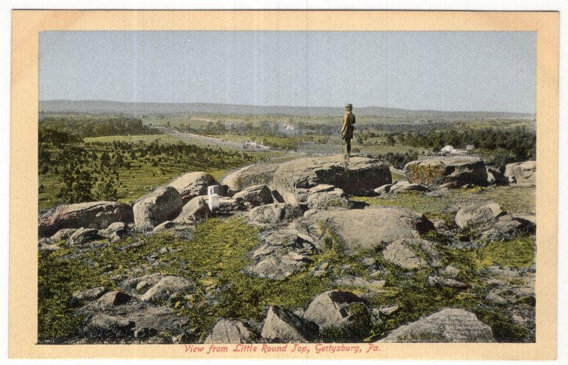 Gettysburg, Pa., View from Little Round Top