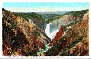 Yellowstone National Park Grand Canyon From Artist Point Haynes Photo