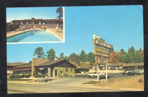 BUTLER OKLAHOMA ROUTE 66 WESTERN HILLS MOTOR MOEL ADVERTISING POSTCARD