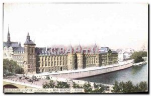 Old Postcard Courthouse Bon Marche Paris