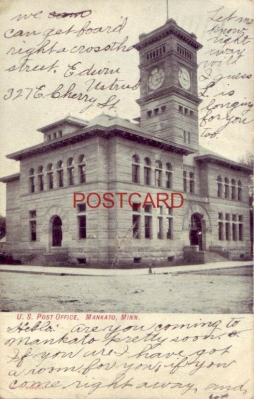 1907 U.S. POST OFFICE, MANKATO, MN.