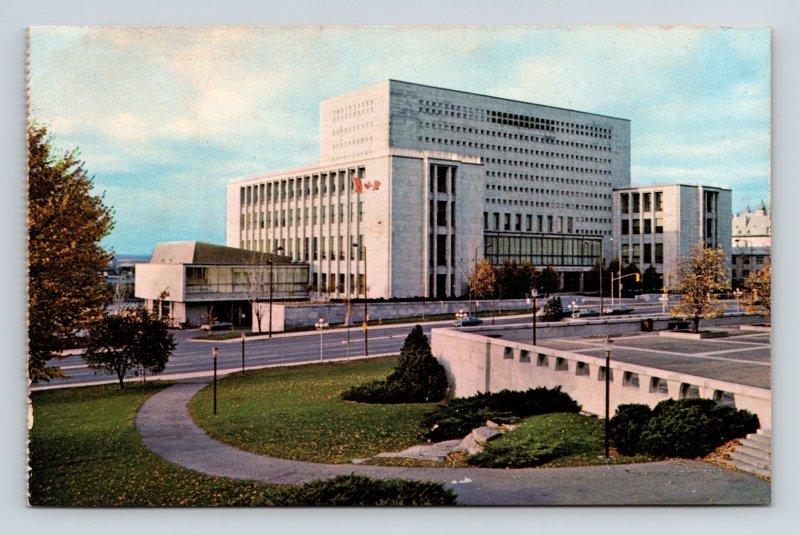 National Library Public Archives Canada Exhibitions Postcard UNP VTG Unused
