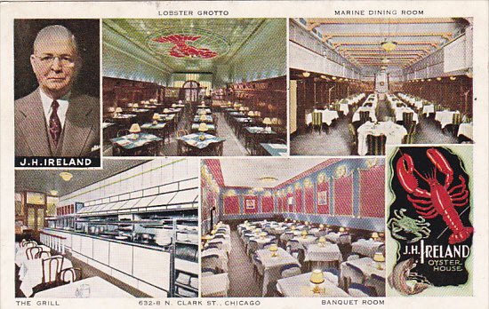 Illinois Chicago J H Ireland Oyster House Restaurant Multi View