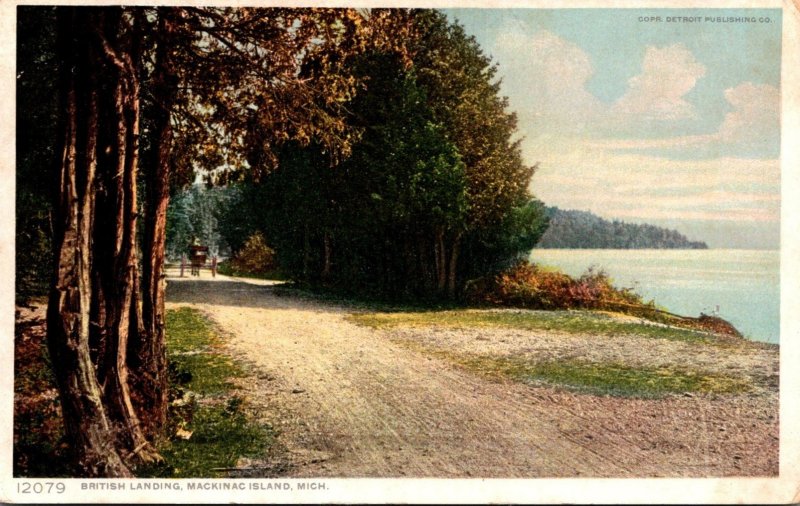 Michigan Mackinac Island British Landing Detroit Publishing