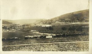 ukraine russia, DEMNYA DEMNIA, Panorama with German Army Tents (1915) RPPC