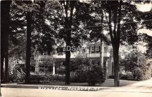 A43/ Roxbury New York NY Real Photo RPPC Postcard Kirkside c1930s Inn