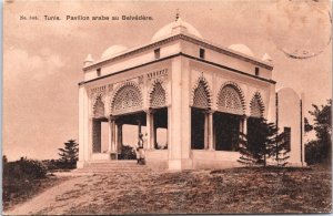 Tunisia Tunis Pavillon Arabe au Belvedere Vintage Postcard C197