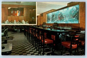 Poughkeepsie New York NY Postcard Famous Rip's Hearth Wayfarer Inn Dining c1960s