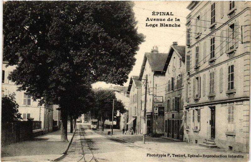 CPA ÉPINAL Avenue de la Loge Blanche. (398393)
