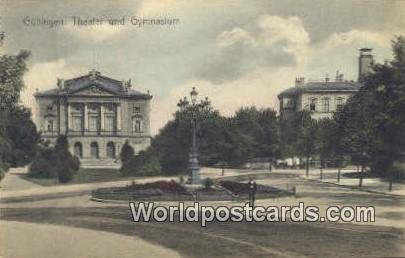 Theater und Gymnasium Gottingen Germany Unused 