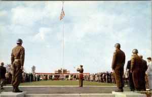 DE, New Castle  DELAWARE MEMORIAL BRIDGE Veterans~Military Event CHROME Postcard