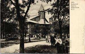 Ocean Grove NJ Auditorium c1907 Postcard F8