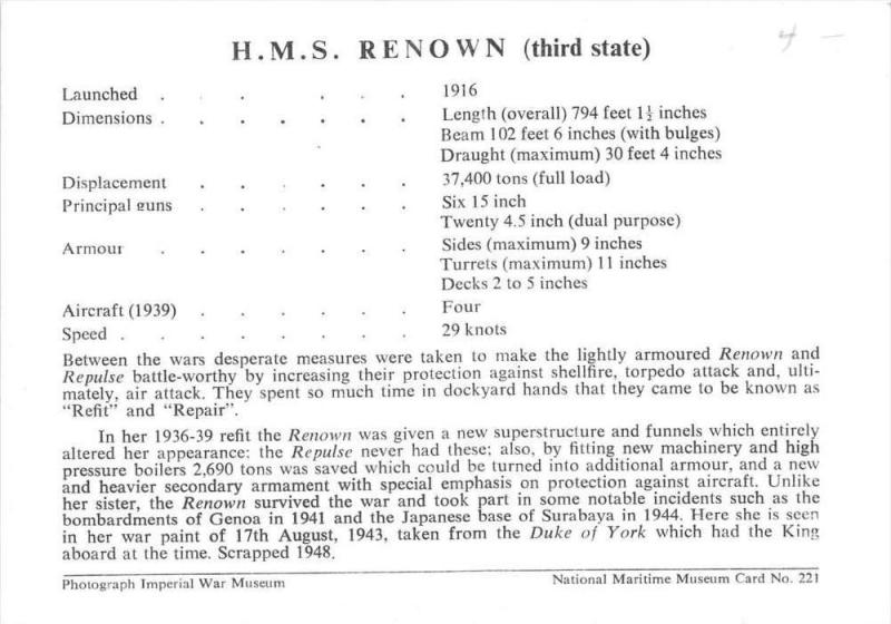 H.M.S. Renown