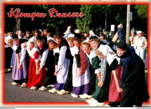 Michigan Holland Costumed Dutch Klompen Dancers Wooden Shoe Dancers