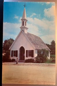 Vintage Postcard 1950's Fishtown Chapel, Mystic, Connecticut (CT)