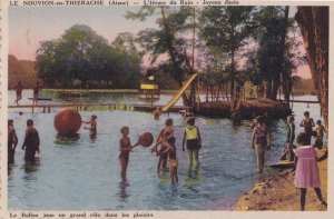 Le Nouvion En Thierache Water Park Slide Childrens Playground Postcard