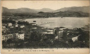 CPA Ajaccio Le fond du Golfe et les Montagnes CORSICA (1077801)