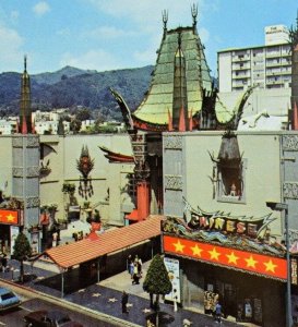 Vintage Chinese Theater - Hollywood, Calif. Postcard P47