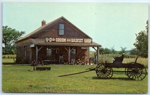 Postcard - Ye Olde Broom And Basket Shop - West Amana, Iowa