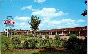 POPLAR BLUFF,  MO Missouri   DEL REX COURT   c1960s  Roadside   Postcard