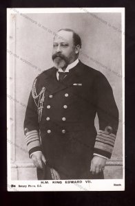 ROY347 - King Edward VII - in Naval Uniform - Postcard