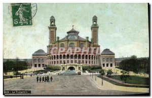 Old Postcard Paris Trocadero