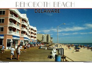 Delaware Rehoboth Beach Boardwalk Scene 1996