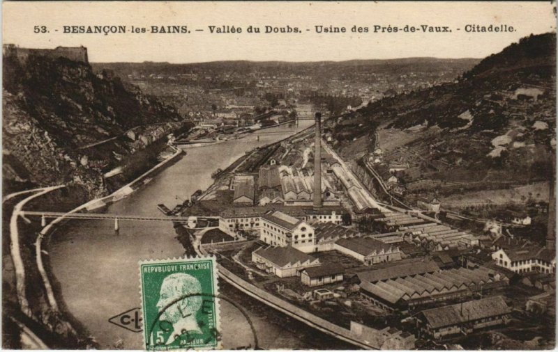 CPA Besancon Usine des Pres de Vaux, Citadelle FRANCE (1099026)