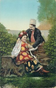 Ukrainian types and regions folk costumes types of Little Russia 1917