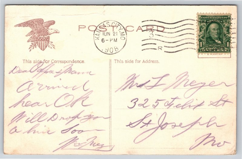 Niagara Falls New York~Ice Mounting~Vintage Postcard