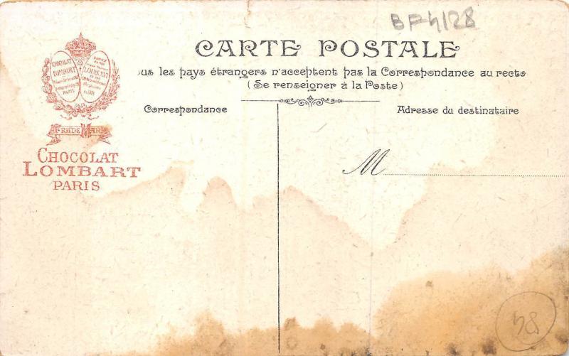 BF4128 chocolat lombart carpentras eglise porte la france