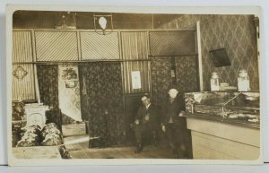 Rppc Bakery Shop Interior Robert Johnston Biscuit Crate Milwaukee Postcard P6