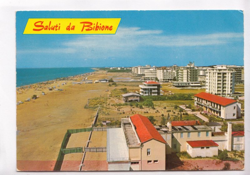 Saluti da Bibione, Spiaggia, Italy, 1974 used Postcard