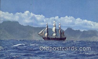 The Bounty Sailing Near, Tahiti Sailboat Unused 