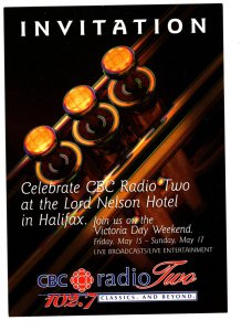 Large 5 X 7 CBC Radio Queen Victoria Day Weekend Halifax Nova Scotia Invitation
