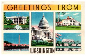 Washington D.C.  GREETINGS multi-view
