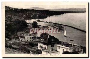 Old Postcard Thonon les Bains Wearing